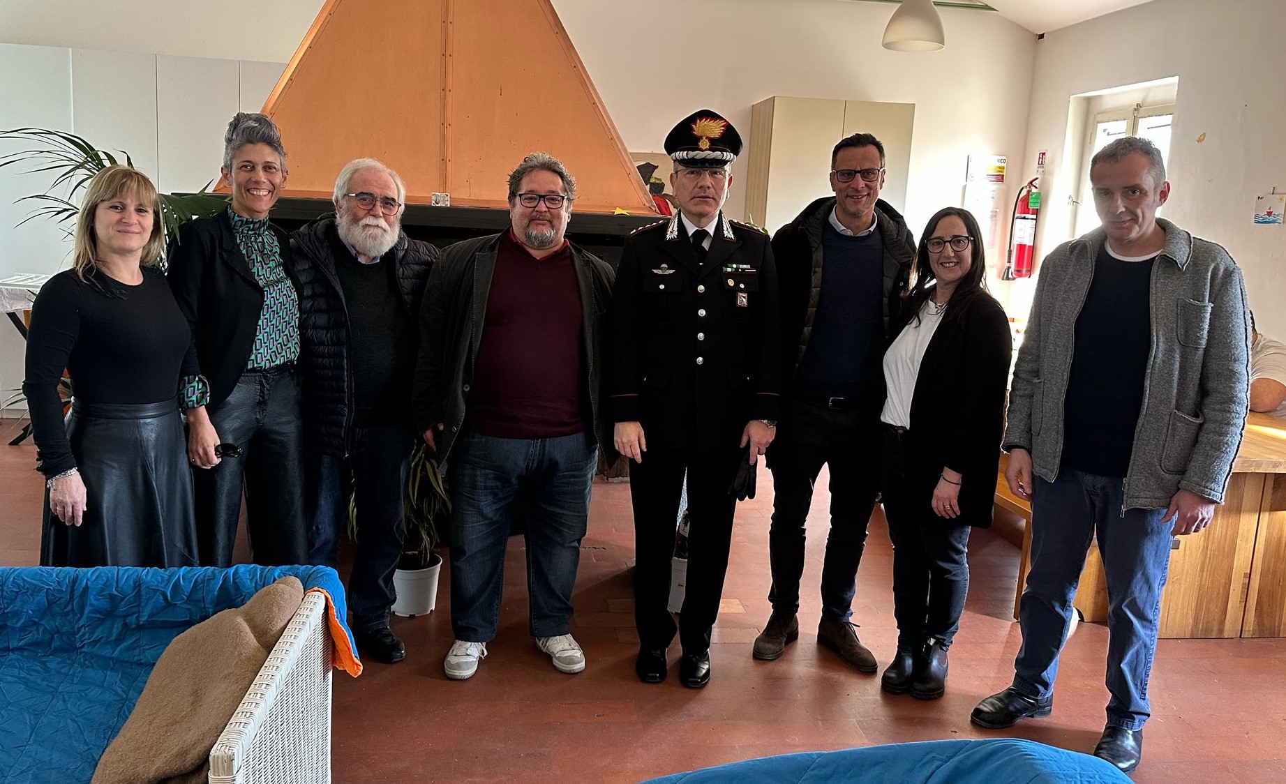 Il comandante dei Carabinieri di Ravenna visita le strutture di Solco Ravenna